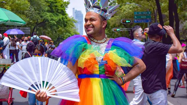 Pride March at Mexico City's Zócalo