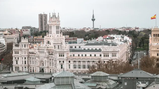 El palacio de Cibeles, en Madrid
